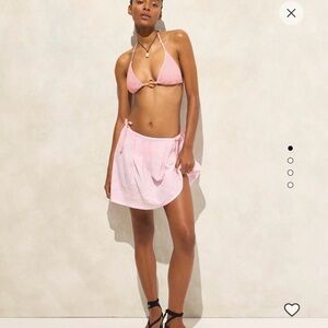 NWT J. Crew embroidered side tie mini skirt